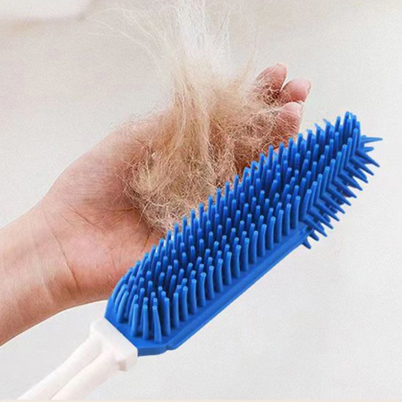 Hair Spa Wellness - فرشاة استحمام سيليكون للحيوانات الأليفة، فرشاة