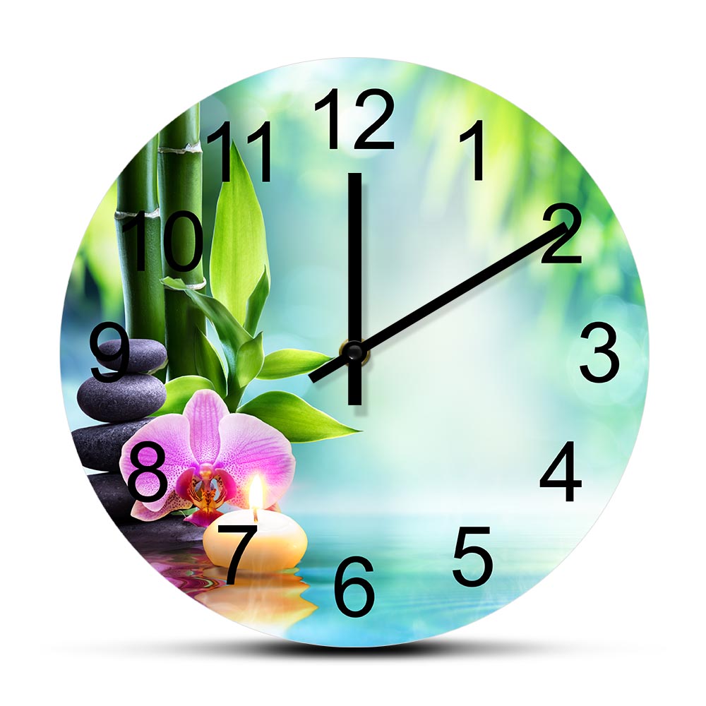 ساعة حائط صامتة من أحجار زن عل - مراجعة Spa And Wellness Center وسعره